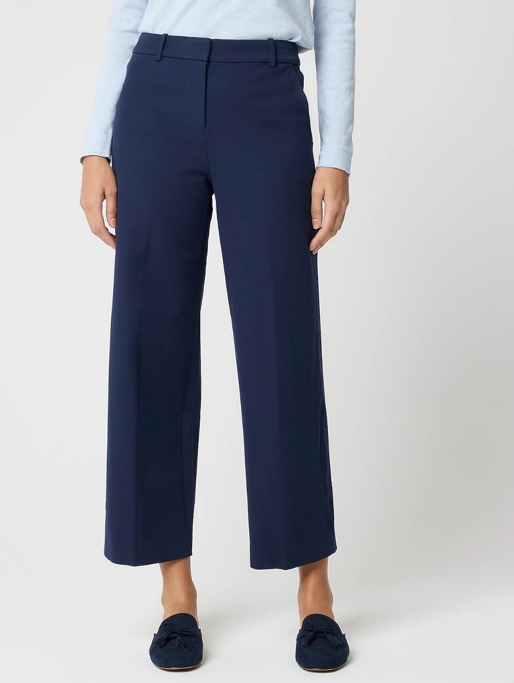 NWT J.Crew Factory Remy Wide-leg Cropped Pant Size 2P